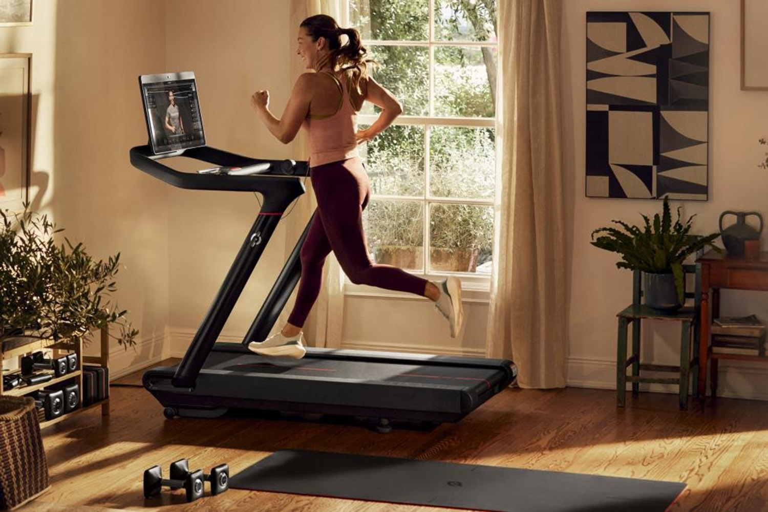 Walking on a Peloton Treadmill